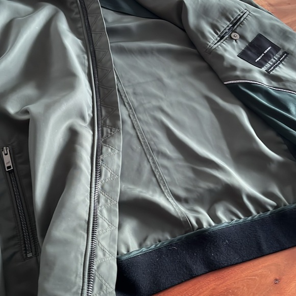 Porsche Design Moss green Bomber Lightweight Jacket sz 56 or XXL (fits slim) - Picture 10 of 14